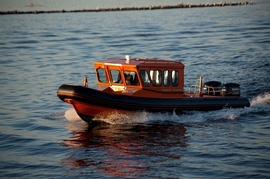 Алюминиевая лодка РИБ Trident Piton 900